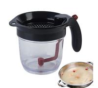 Separatore di salse - per separare salse | separatore per salse olio con | colino per alimenti | separatore grasso da cucina con rilascio del pavimento, schiumatoio per