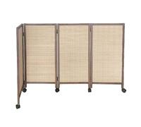 Separatore di spazio regolabile per la casa, l'ufficio, la privacy, con ruote, 4 s (80 x 40 cm)