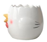 Separatore di tuorlo d'uovo - separatore di tuorlo in ceramica cartone animato carino design pulcino vomito | Pratico separatore filtro uova per la casa utensile da cucina per uova