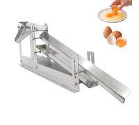 Separatore di uova commerciale, macchina per la separazione di albumi e tuorli in acciaio inox 304, 500-800 uova/h, altezza e spazio di separazione regolabili, per pasticcerie