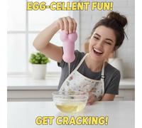 Separatore di uova dalla forma divertente per uova crude, separatore di uova separatore di tuorlo d'uovo e bianco gadget da cucina strumento di cottura, novità gadget da cucina in silicone (1pcs)