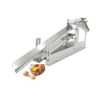 Separatore di uova, strumento resistente del metallo per l'elaborazione | Separatore di tuorli d'uovo resistente per una separazione efficiente, ideale per ristoranti e cucina ad alto volume