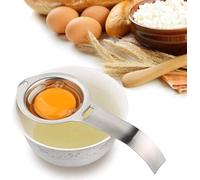Separatore di uova Tuorlo d'uovo Filtro bianco Divisore di uova di grado alimentare Setaccio per uova in acciaio inossidabile Gadget da cucina Strumento di cottura/panettiere Estrattore di uova