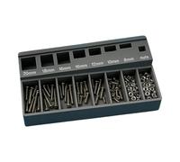 Separatore di viti facile da usare con scomparti di precisione per una classificazione efficiente delle viti, diametro 10 mm, più grande