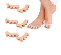 Separatore dita del piede,12PC Separatore in gel per i piedi,Divaricatore Per Le Dita Dei Piedi, distanziatore per le dita,per il sollievo dal dolore dell’alluce valgo