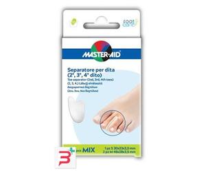 SEPARATORE DITA IN GEL MASTER-AID FOOTCARE MIX 1 SMALL + 2 MEDIUM C9
