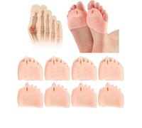 Separatore dita in silicone, separatori dita in gel traspiranti e morbidi, cuscinetti for la pianta del piede, separatori dita corretti for piedi for dita sovrapposte, dita a martello, dita storte for