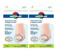 Separatore Dita Master-Aid Footcare Con Anello Doppio Large 2 Pezzi C1
