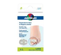 Separatore dita master-aid footcare con anello doppio large 2 pezzi c11