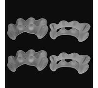 Separatore Dita Piede,2 Paia Raddrizza Dita Piedi Separadita Piedi Silicone Distanziatore per Dita a Martello Toe Spacer Divaricatore Alluce Valgo per Il Sollievo dal Dolore dell’Alluce Valgo