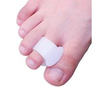 Separatore Dita Piede, Alluce Valgo Correttore, Gel Separatore Dita per Alluce Valgo, Punta Sovrapposta, 4 Pezzi