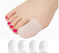Separatore Dita Piede, Di Separatori in 4 pezzi Protezione copri e proteggi Alluce in silicone, per utilizzato allevia il dolore da borsiti e dita sovrapposte
