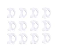 Separatore Dita Piedi Mignolo Silicone,12 Pezzi Separatore Dita Piede,Distanziatore Ditas Piedi,Separadita Piedis Silicone per Evitare Sfregamenti E Alleviare La Pressione Uomo e Donna