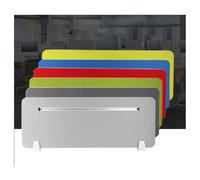 Separatore divisorio da scrivania, pannello acustico per la riduzione del rumore, schermo divisorio in tessuto, scudo da scrivania blu per ufficio, 100x30CM, soluzione efficace per la privacy dello