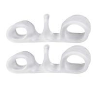 Separatore elastico universale ergonomico per dita dei piedi, professionale, morbido, raddrizzatore per alluce valgo, per il disagio e il comfort, 1 paio