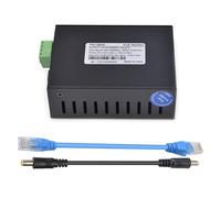 Separatore Ethernet Splitter Custodia In Metallo 12V 5A 10/100/1000Mbps Efficiente RJ45 Alimentazione Per Connessione Di Rete