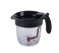 Separatore Grassi 1000ml con Rilascio Inferiore PP | Capacità 1000ml, rilascio , separa olio e brodo in un attimo, per ideale per zuppe