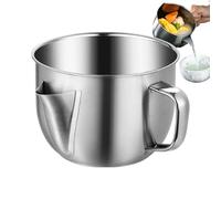 Separatore grasso - Jug separatore di salsa | Accessori per | Festa di grassi in acciaio inossidabile 1.2L | Separatori di olio multifunzionale di grande capacità | Grasso domestico separato
