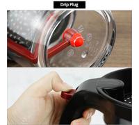 Separatore Grasso Plastica 4 Tazze con Segni di Misurazione per Controllo Porzio