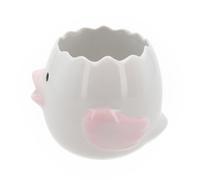 Separatore in ceramica a forma di pollo bianco uova e tuorlo per cucinare Mess