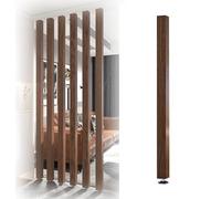 Separatore in legno da pavimento a soffitto, 5 x 5 cm, separatore da pavimento a soffitto, 135 cm, separatore in legno per stanze da fette separate, 1 pezzo