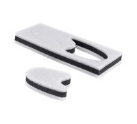 Separatore in schiuma per dita dei piedi, guarnizione per il rimedio, gli attriti sovrapposti sulle dita dei piedi rilasciano la pressione alleviano la pressione causata da alluce valgo