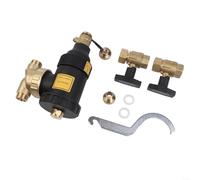 Separatore magnetico industriale dello sporco, per scaldabagni, fanghi e filtro da detriti con camera di stoccaggio, protezione dell'attrezzatura di HVAC, DN20, DN25, DN32 connessioni (valvola maschio