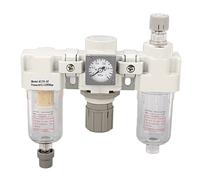 Separatore oliatore compressore Alloggiamento in lega di alluminio G1/4 pollici Strumento per la rimozione dell'umidità del filtro dell'aria per utensili elettrici pneumatici