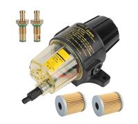 Separatore olio/acqua UF-10K con 2 filtri extra Filtro carburante Serbatoio olio motore fuoribordo Parti marine