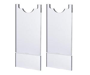 Separatore Parete,Ferma Trasparente | Sicurezza Casa Per Prese Elettriche Testate Divani Armadi | Prevenzione Rischio Incendi Da Riscaldatori