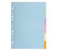 SEPARATORE Pastel A4 6 tasti in CARTONCINO 170gr 1606E Forever Exacompta