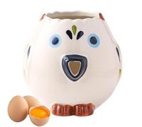 Separatore per albume d', strumento separatore per uova in ceramica a forma di, pratico per la casa, filtro per uova, estrattore per uova, serbatoio di stoccaggio per cucina