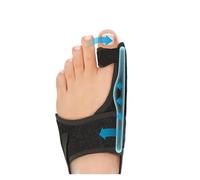 Separatore per alluce, raddrizzatore per dita dei piedi, punta regolabile, inversione del pollice, divisore per dita, morsetto fisso, supporto per il piede (S)