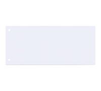 Separatore per archivio con due fori Q-Connect 24x10,5 cm 190 g/m² bianco conf. da 100 - KF00515