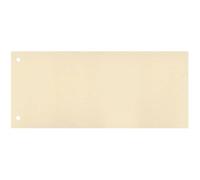 Separatore per archivio con due fori Q-Connect 24x10,5 cm 190 g/m² cuoio conf. da 100 - KF00514