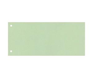 Separatore per archivio con due fori Q-Connect 24x10,5 cm 190 g/m² verde conf. da 100 - KF00518