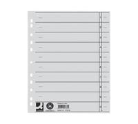Separatore per archivio con perforazione universale Q-Connect 24x30 cm 230 g/m²