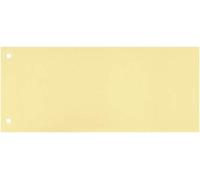 Separatore per archivio Divisori con due fori Q-Connect 24x10,5 cm 190 gm² giallo