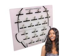 Separatore per capelli per intrecciatura - Sezione e estensioni di styling acrilico durevole | Grandi professionisti del salone per lo strumento di spazio di archiviazione Uso domestico, parrucche di