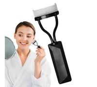 Separatore per ciglia trucco - pettine per ciglia curve, separatore mascara nero | Strumento per il trucco degli occhi, separatore per ciglia per le donne, denti in metallo con curatore