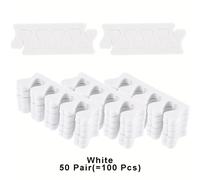 Separatore per dei piedi in spugna 100 pz, distanziatore per dei piedi, separatore per nail art, divisore distanziatore, strumento per manicure e pedicure per ()