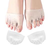 Separatore per dita dei piedi, 1 paio di distanziatori per dita dei piedi per donne e uomini, corretto allineamento, separatori per dita dei piedi, separatori per dita dei piedi grandi, separatori per