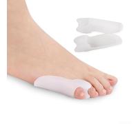 Separatore per dita dei piedi e raddrizzatore per dita dei piedi, 2 pezzi, con protezione per stecca Valgo, materiale morbido SEBS per correggere e dita dei piedi