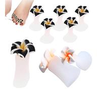 Separatore per dita dei piedi, in silicone, previene la deformazione, morbido e riutilizzabile, allevia il disagio del piede, facile da pulire, per saloni di bellezza, case e centri benessere