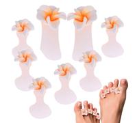 Separatore per dita dei piedi, in silicone, separatore morbido per dita dei piedi, strumento di riallineamento del piede, per donne, fidanzate, madri, mogli