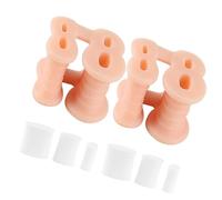 Separatore per dita dei piedi leggero per correzione dell'alluce valgo Design ergonomico Struttura del fascio Facile da pulire Separatore del dito del piede per alluce valgo