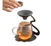 Separatore per infusore per erbe - Set scolapiatti con cestello in rete, inserto a in acciaio inossidabile, estrattore di essenze botaniche per erbe, dispositivo di purificazione per chiarific