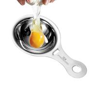Separatore per tuorlo d' e bianco, filtro separatore per uova in acciaio inossidabile con struttura a , strumento separatore per uova, per cuochi, panettieri e persone attente alla salute