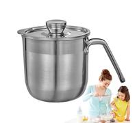 Separatore per tuorlo d', separatore per albume, separatore per uova in acciaio, separatore per uova multiplo, separatore per tuorli, separatore con manico, di grande capacità per più