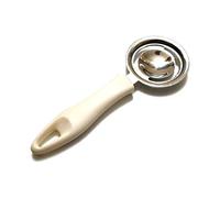 Separatore per Tuorlo D'uovo in Acciaio Inox, D' uovo Bianco Filtro, Filtro per Uova e Utensili da Cucina (Bianca)